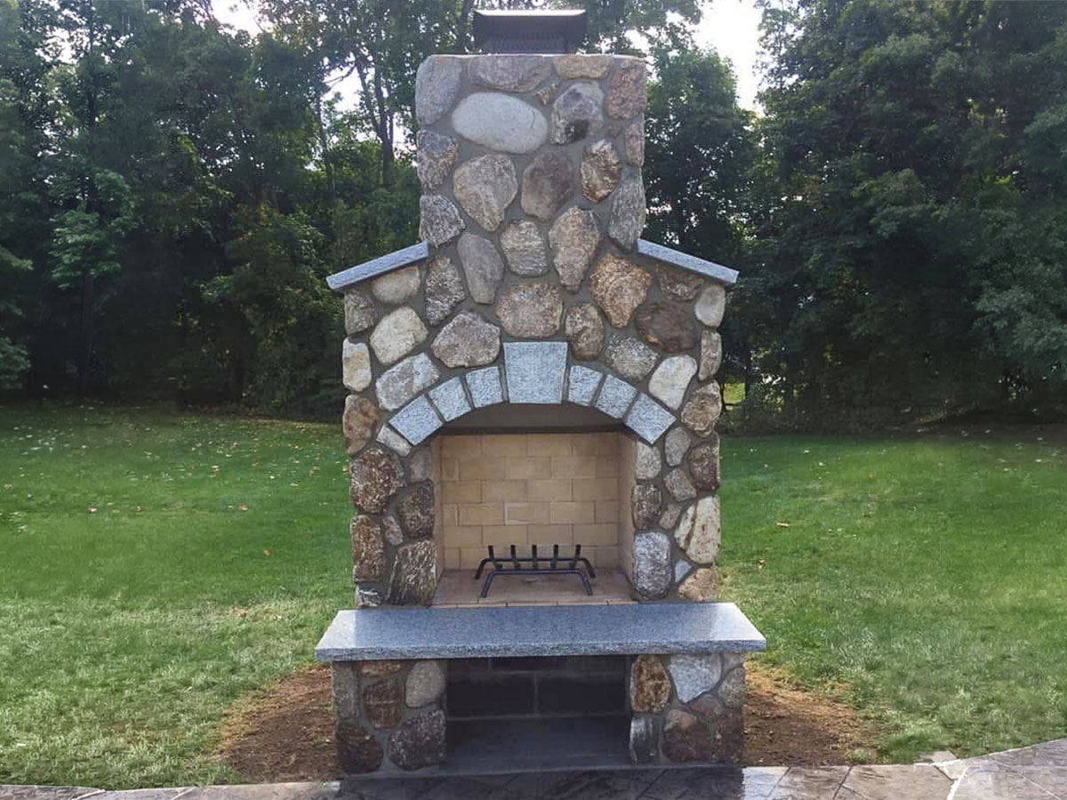 outdoor fire pit