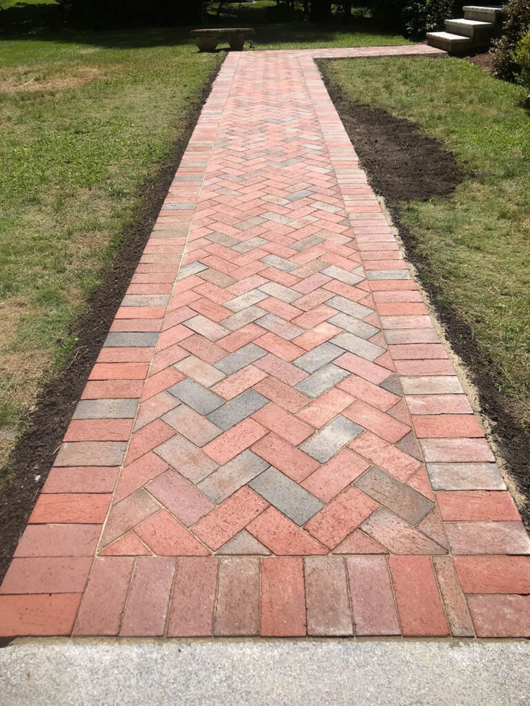 brick walkway construction